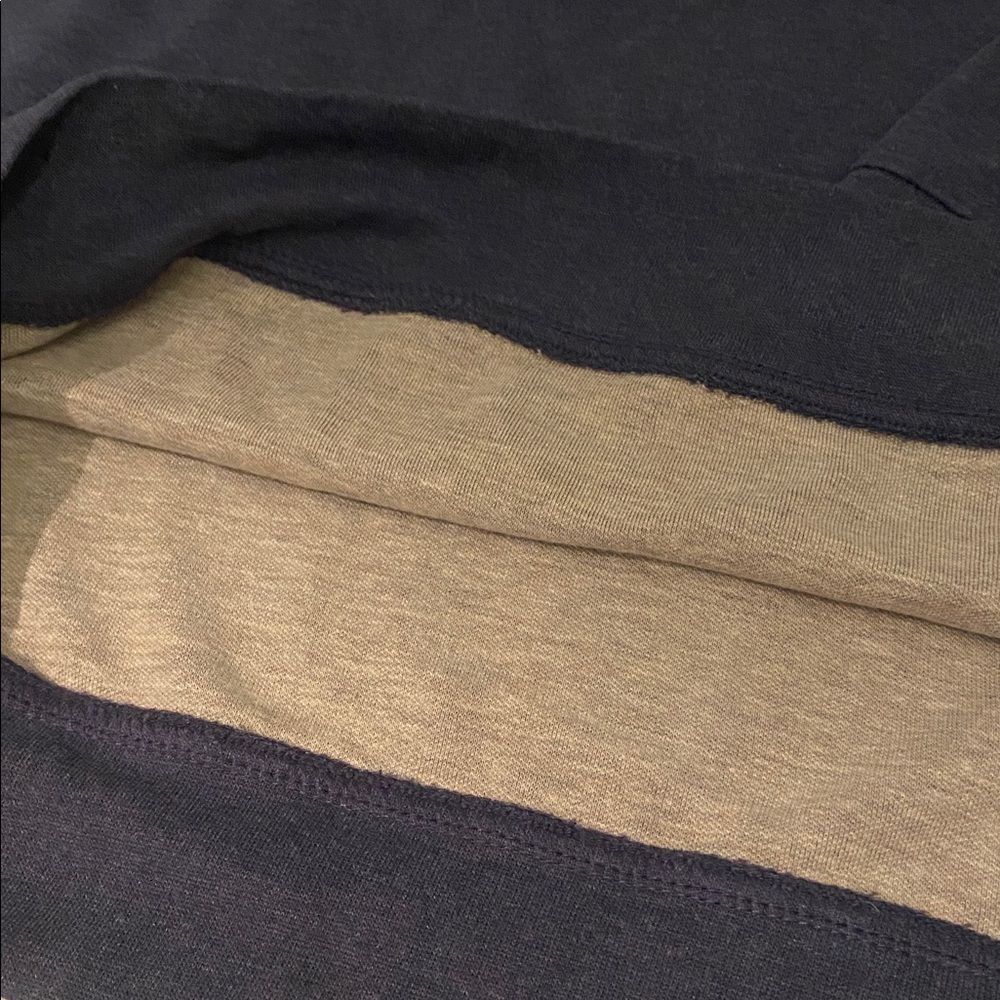 Peter Millar Dark Blue Zip-Up Sweater with Quilted Accents - Picture 8 of 10